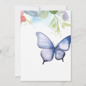 Hij geeft me vlinders Vrijgezellenfeest Kaart (Achterkant)