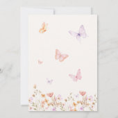 Hij geeft me vlinders Vrijgezellenfeest Kaart (Achterkant)