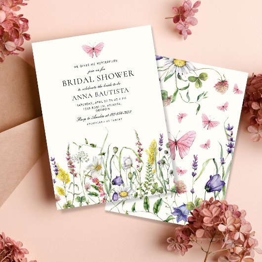 Hij geeft me vlinders Vrijgezellenfeest Kaart