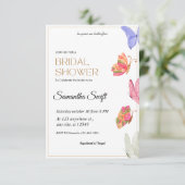 Hij geeft me vlinders Vrijgezellenfeest Kaart (Staand voorkant)