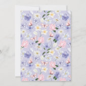 Hij geeft me vlinders Vrijgezellenfeest Kaart (Achterkant)