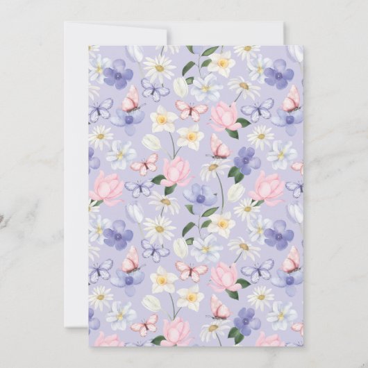 Hij geeft me vlinders Vrijgezellenfeest Kaart (Achterkant)