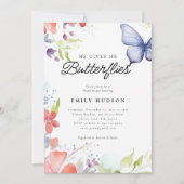 Hij geeft me vlinders Vrijgezellenfeest Kaart (Voorkant)