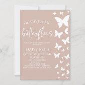 Hij geeft me vlinders Vrijgezellenfeest Kaart (Voorkant)