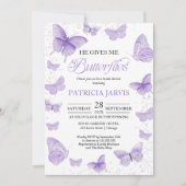 Hij geeft me vlinders Vrijgezellenfeest Kaart (Voorkant)