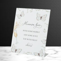 Hij geeft me vlinders Vrijgezellenfeest mimosa bar