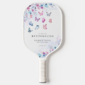 Hij geeft me vlinders Vrijgezellenfeest Pickleball Paddle (Voorkant)