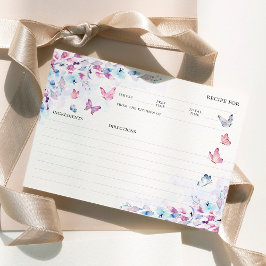 Hij geeft me vlinders Vrijgezellenfeest recept Kaa Informatiekaartje