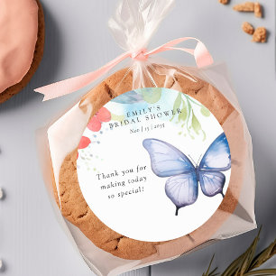 Hij geeft me vlinders Vrijgezellenfeest Ronde Sticker