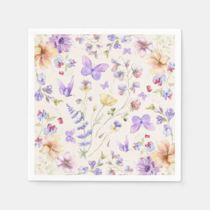 Hij geeft me vlinders Vrijgezellenfeest Servet