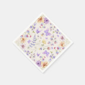 Hij geeft me vlinders Vrijgezellenfeest Servet (Hoek)