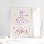 Hij geeft me vlinders Vrijgezellenfeest welkomstbo Poster