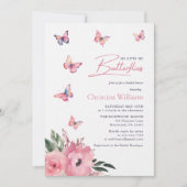 Hij geeft me vlinders Waterverf Vrijgezellenfeest Kaart (Voorkant)