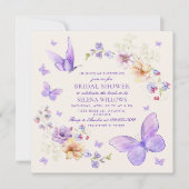 Hij geeft me vlinders Waterverf Vrijgezellenfeest Kaart (Voorkant)