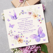 Hij geeft me vlinders Waterverf Vrijgezellenfeest Kaart