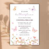 Hij geeft me vlinders Waterverf Vrijgezellenfeest Kaart