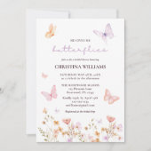 Hij geeft me vlinders Waterverf Vrijgezellenfeest Kaart (Voorkant)