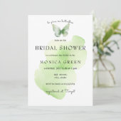 Hij geeft me vlinders Wildbloemen Vrijgezellenfees Kaart (Staand voorkant)