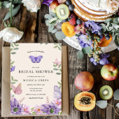 Hij geeft me vlinders Wildbloemen Vrijgezellenfees Kaart