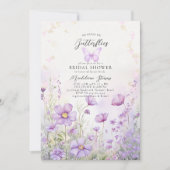 Hij geeft me vlinders Wildflower Vrijgezellenfeest Kaart (Voorkant)