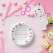 Hij geeft me vlinders zacht roze Vrijgezellenfeest Papieren Kommen (Feest)