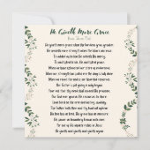 Hij geeft meer genadige platte kaart - groot notitiekaartje (Voorkant)