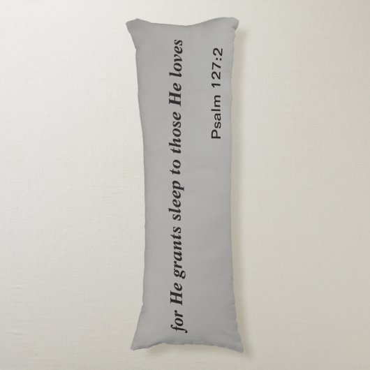 Hij geeft slaap lichaam kussen (Voorkant Verticaal)