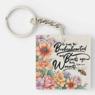 Hij geneest de gebroken harten sleutelhanger