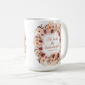 Hij geneest de gebroken Herfst Floral Koffiemok (Voorkant rechts)