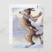 Hij genoot van de wind door zijn oren briefkaart (Voorkant / Achterkant)