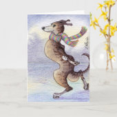 Hij genoot van de wind door zijn oren kaart (Gele Bloem)