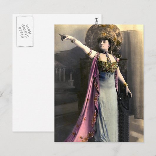 Hij ging zo door briefkaart (Voorkant / Achterkant)