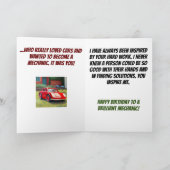 Hij groeide op tot een mechanische verjaardag kaart (Binnen)