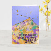 Hij had probleem die zijn leven in evenwicht kaart (Gele Bloem)