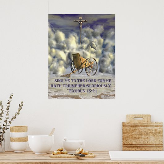 Hij Hath Triumphed Poster (Keuken)