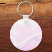 "Hij" Hebreeuws voornaamwoord Trans kleuren Sleutelhanger (Achterkant)