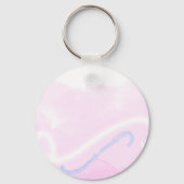"Hij" Hebreeuws voornaamwoord Trans kleuren Sleutelhanger (Achterkant)