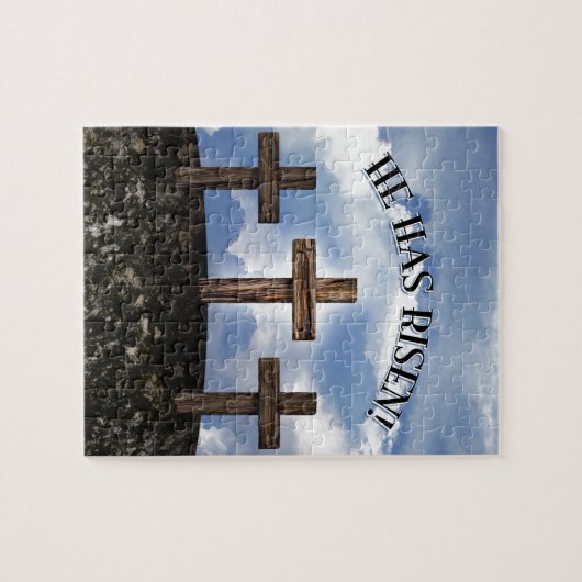 Hij heeft 3 ruige kruisingen gehad legpuzzel (Horizontaal)