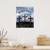 Hij heeft 3 ruige kruisingen gehad poster (Keuken)