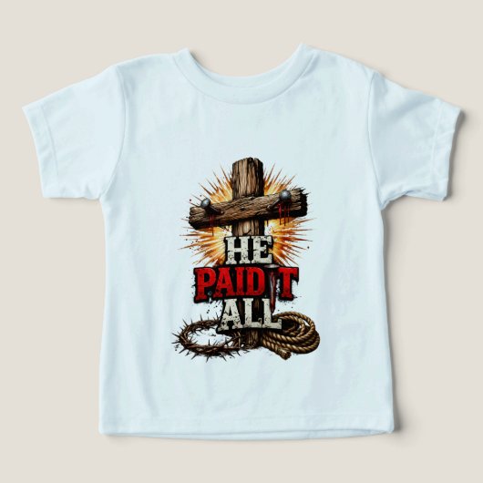 Hij heeft alles betaald – Cross & Nail Christelijk (Design voorkant)