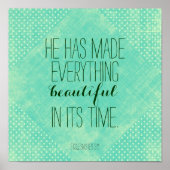 Hij heeft alles mooi bijbels gemaakt poster (Voorkant)