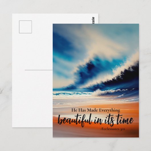 Hij heeft alles mooi Briefkaart gemaakt (Voorkant / Achterkant)