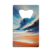 Hij heeft alles mooi flesopener gemaakt creditkaart flessenopener (Achterkant)