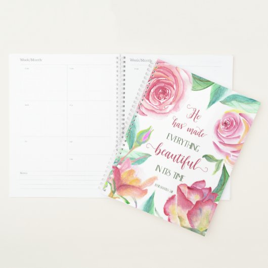 Hij heeft alles mooi gemaakt, 3:11 planner (Display)