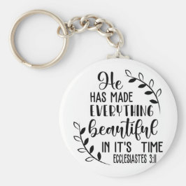 Hij heeft alles mooi gemaakt. sleutelhanger