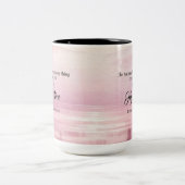 Hij heeft alles mooi gemaakt Waterverf zonsonderga Tweekleurige Koffiemok (Center)