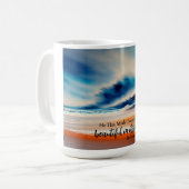 Hij heeft alles mooie koffie Mok gemaakt (Voorkant links)