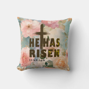 Hij heeft bloemig Sierkussen voor paasdecor verrez