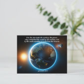 Hij heeft de aarde gemaakt: God en de schepping Briefkaart (Staand voorkant)