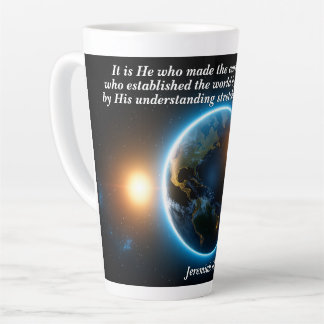 Hij heeft de aarde gemaakt: God en de schepping Latte Mok